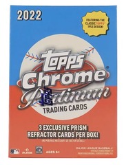 2022 Topps CHROME Platinum Anniversary Edition MLB Baseball BLASTER/VALUE Box